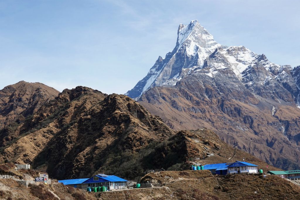 Le village d'hôtels de High Camp (3550 m)